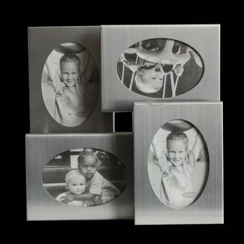 Elegant Multi hole aluminum Baby picture Photo Frames 