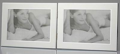 Hot selling foldable metal brushed photo frames