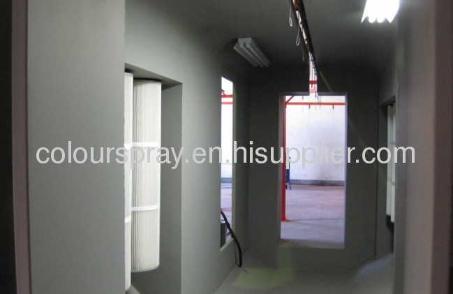 powder coating spray booth