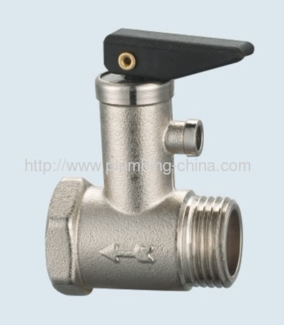 J-203-H brass safety valve for heating