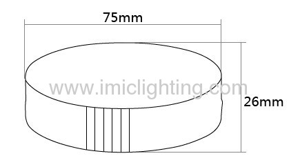 6W LED cabinet light 