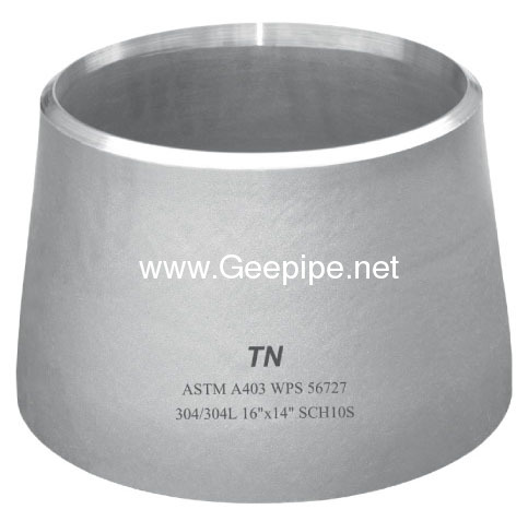 China stainless steel (ASTM A403 WP 304) concentrice redueer