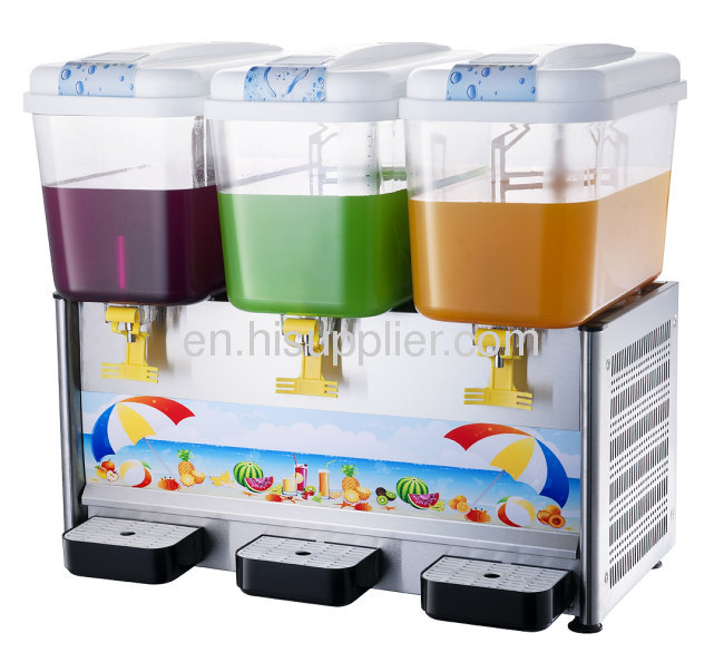 commercial triple tanks hot and cold drink machine