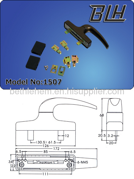 7-Shaped Door Handle set