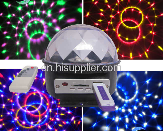small led new disco magic ball light with MP3 player