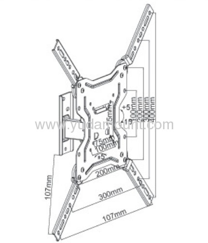 vesa wall mount lcd for 26-47 tv