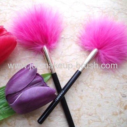 Turkey hair Feather cosmetic powder brush 