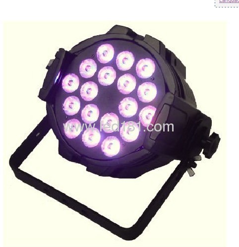 18*9w led par multi color lamps