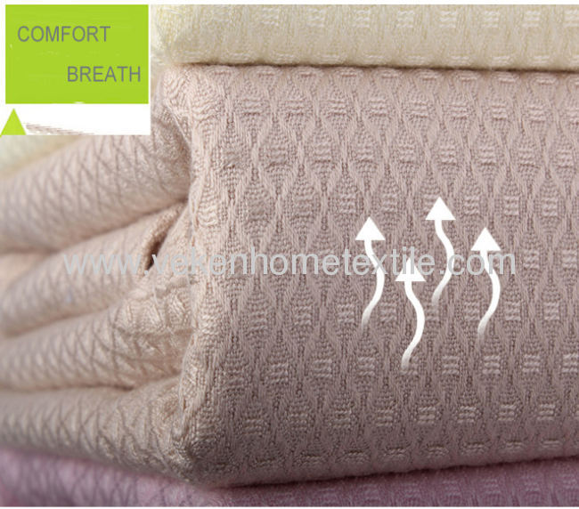 Bamboo fiber knitted blanket