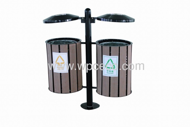 Recyclable Outdoor Wpc Dustbin