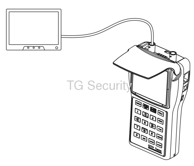 High Resolution CCTV PTZ Controller Tester 