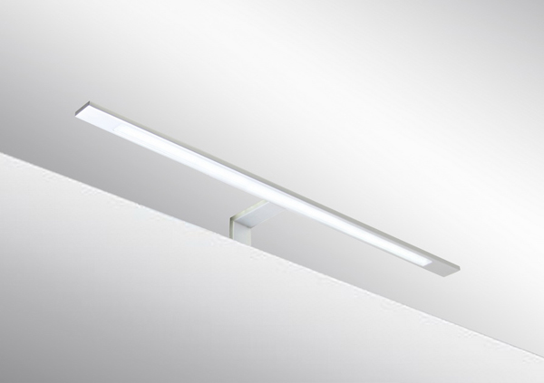Italy Modern design chrome aluminum 600mm bathroom mirror led light /12W bathroom mirror lamp CE ROHS IP44 110V/220V AC 
