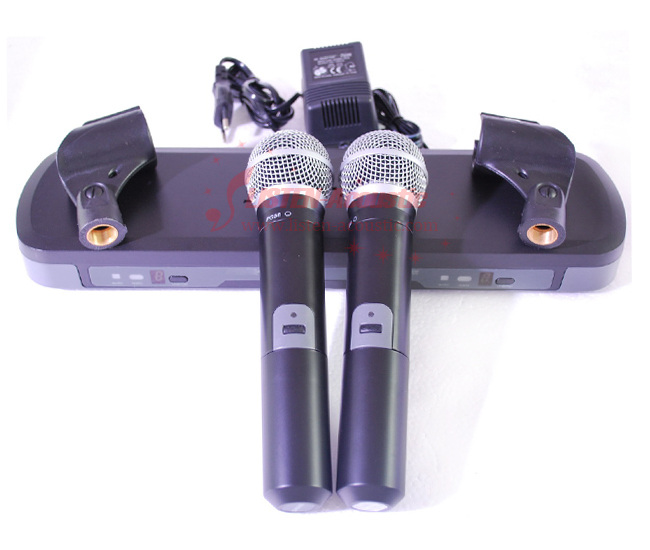 Dual Channel UHF Handheld Wireless Microphone 