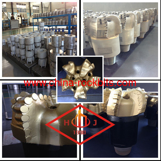 HJ 5 blades PDC bit/pdc drill bits