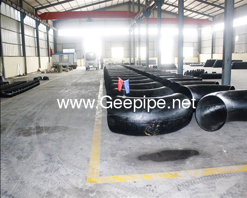 china ASME B 16.9 seamless stainless steel pipe fitting 90 degree long radius 1.5D bott weldingelbow 