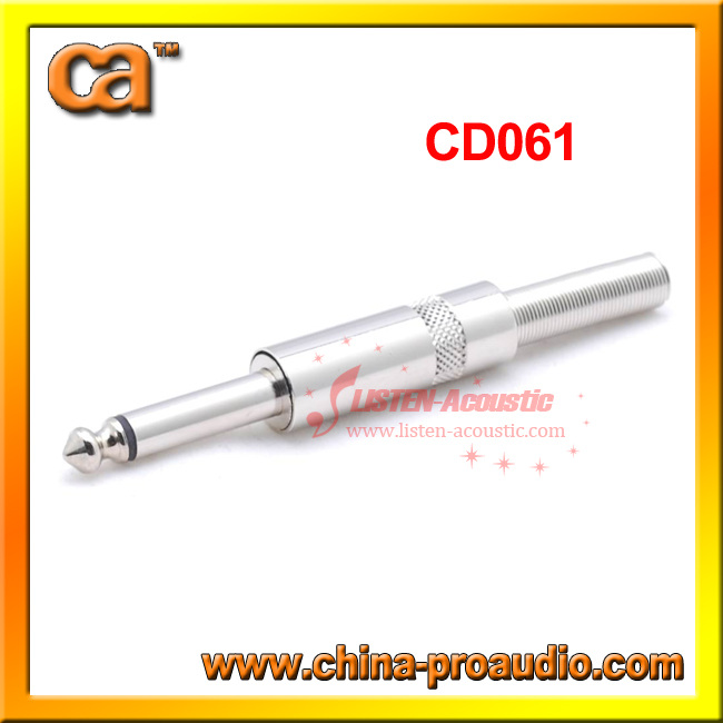 6.3mm mono / stereo plug connector CD061/061N