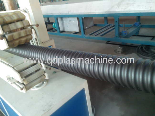 PE carbon spiral reinforcing pipe extrusion line 
