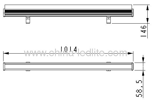 LED wall washer Light