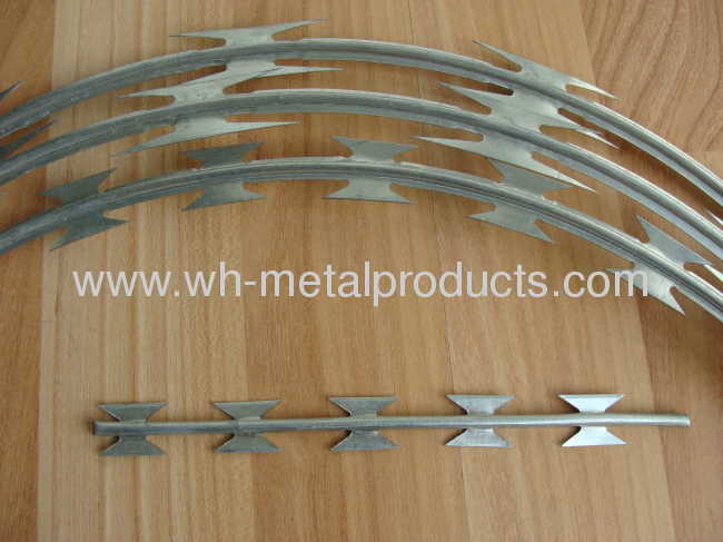 defence use barbed tape with blade