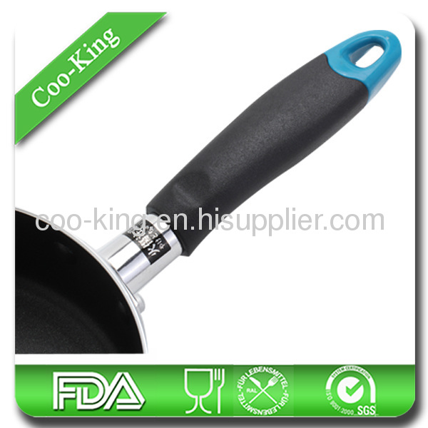 Aluminum non-stick induction deep frying pan