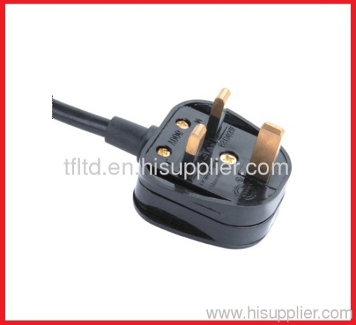 UK rewirable plug mains leads