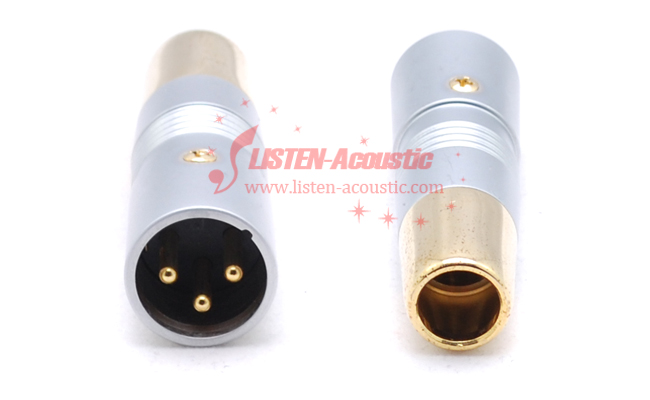 3 Pole Female XLR Audio Cable Connector