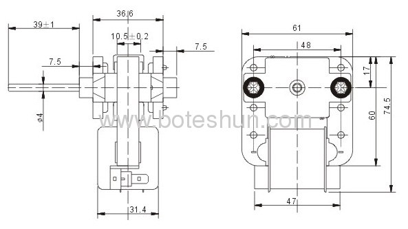 Shaded Pole Motor RE-01WT52