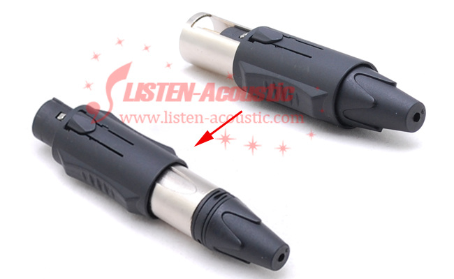 3 Pole Unisex XLR Cable Connector CA301