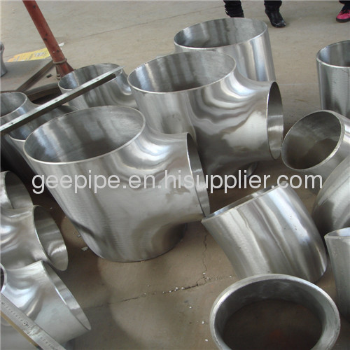 seamless carbon steel pipe tee for gas oil butt welded