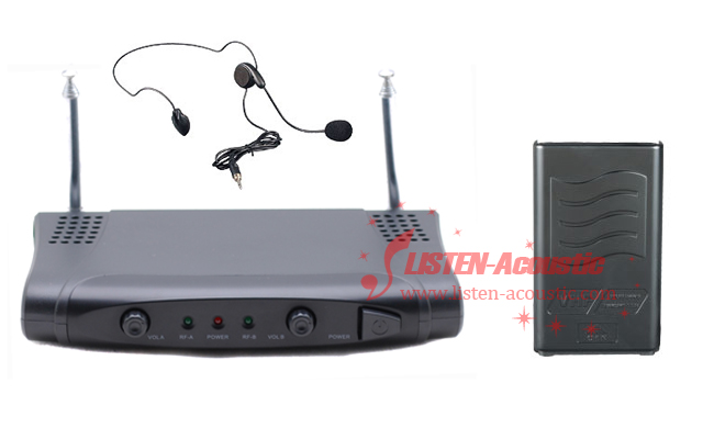Dual VHF Wireless Microphone System LM-233