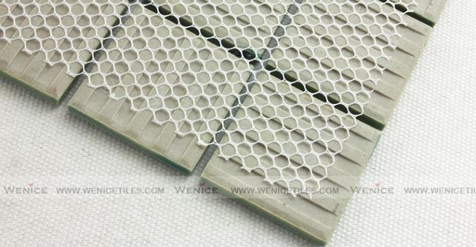 Mint color tile mosaic in Net Paster300x300mm