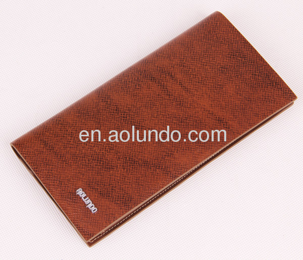 New arrival stylish wallet europe mens genuine leather wallet wholesale