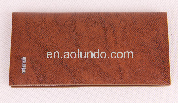 New arrival stylish wallet europe mens genuine leather wallet wholesale