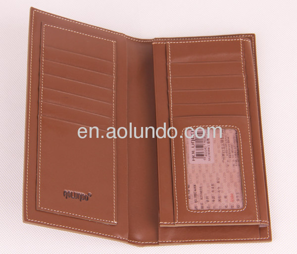 New arrival stylish wallet europe mens genuine leather wallet wholesale