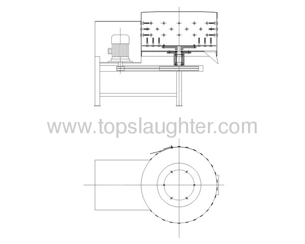 poultry processing equipment gizzard Washer