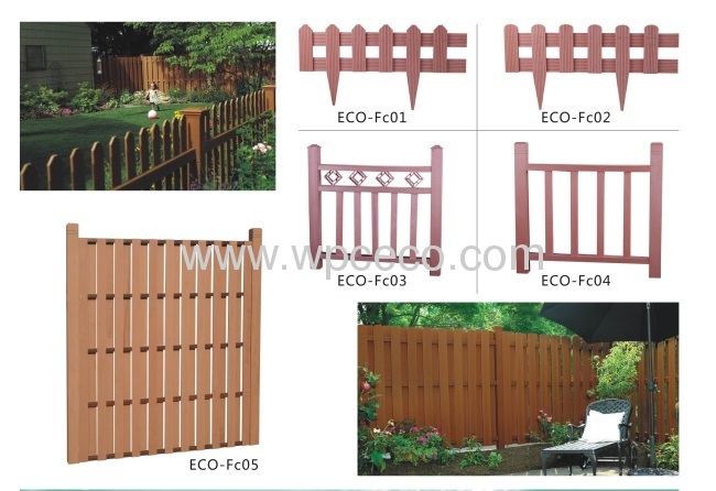 Eco-friendly Outdoor WPC Fence