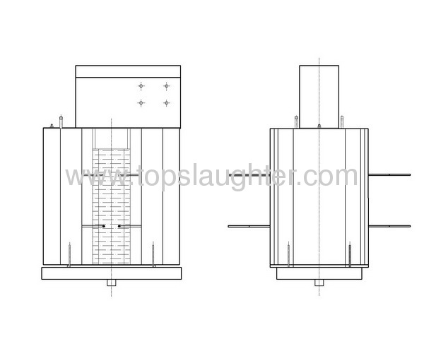 poultry abattoir equipment shackle washer