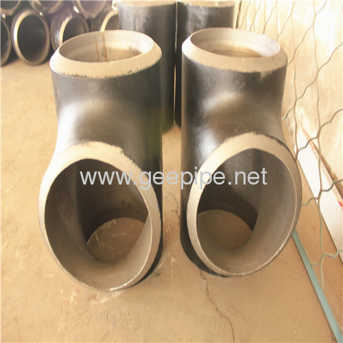 DIN seamless pipe fitting stainless steel straight tee