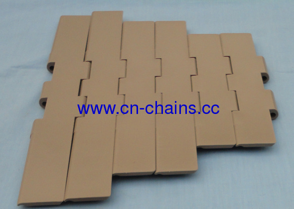 Straight run of flat-top double hinge conveyor belt(821-K750)