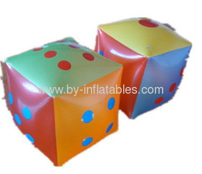 PVC inflatable toy dice