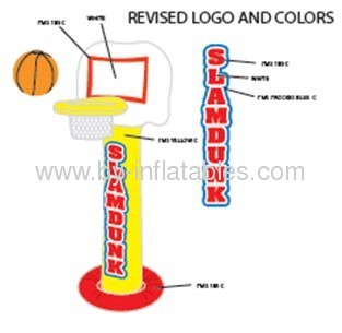 Child PVC inflatable basketball