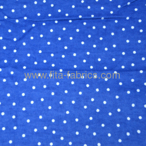 100% cotton printed flannel fabric