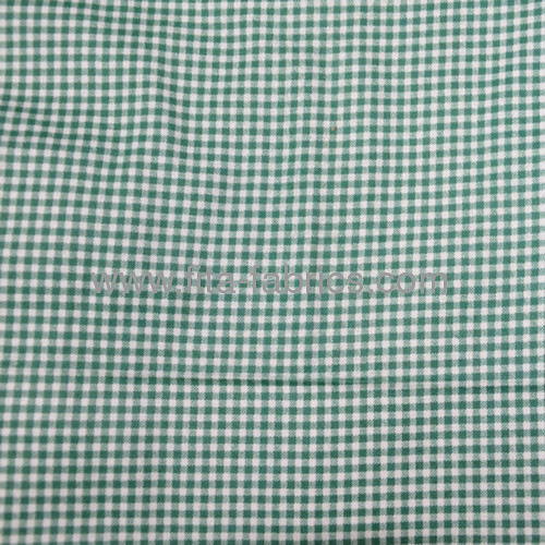 Grid printed flannelfabric