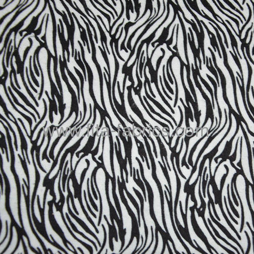 Leopard grain printedflannelfabric