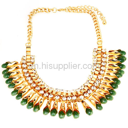 Designer Fashoin Accessories Gold Plated Necklace Bijouterie Wholesale