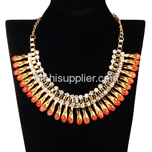 Designer Fashoin Accessories Gold Plated Necklace Bijouterie Wholesale