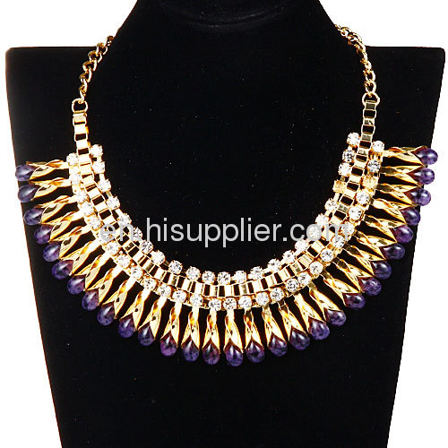 Designer Fashoin Accessories Gold Plated Necklace Bijouterie Wholesale