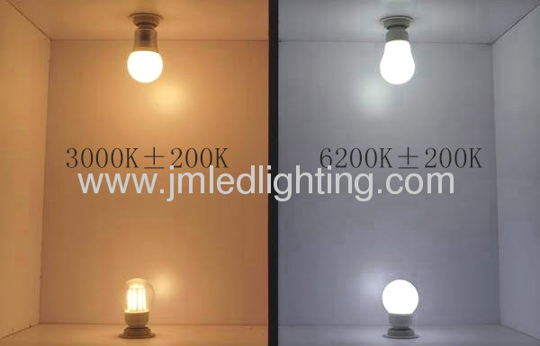 6w p55 led light bulbs ce rohs thermal productive plastic 80ra