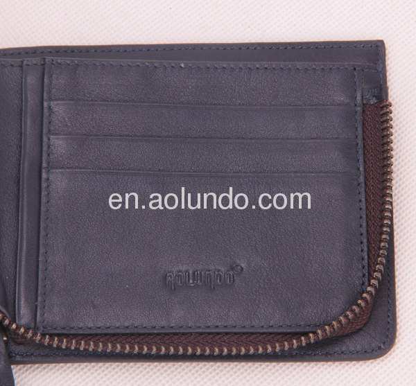 Genuine leather wholesale wallets fashion wallets man