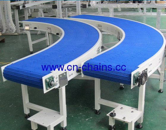 Radius Curve Plastic Modular Conveyor Belt (RW-flex-SNB L)